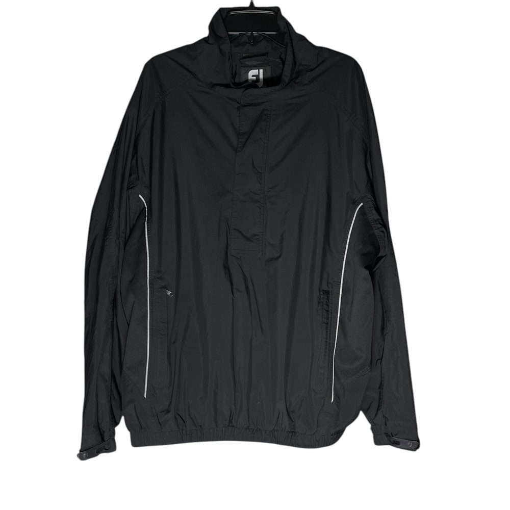 FootJoy Dryjoys Black Jacket Mens size XL Golf Windbreaker activewear